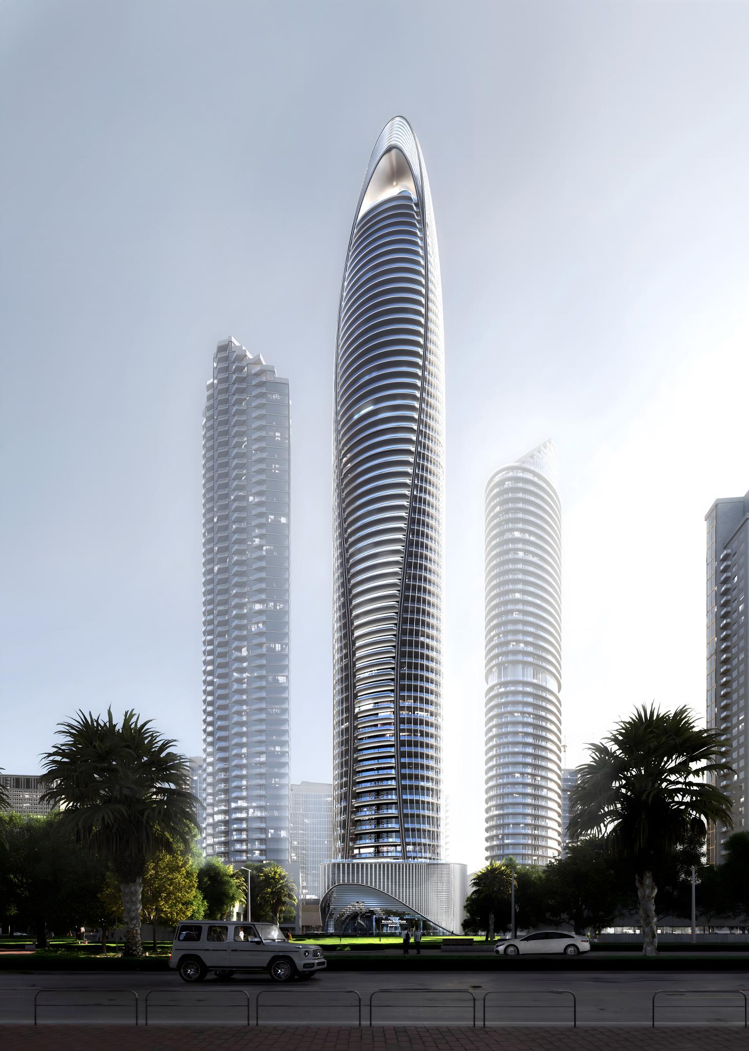 3 Bedroom Luxury Apartments & Penthouses for Sale in Mercedes Benz Palaces by Binghatti