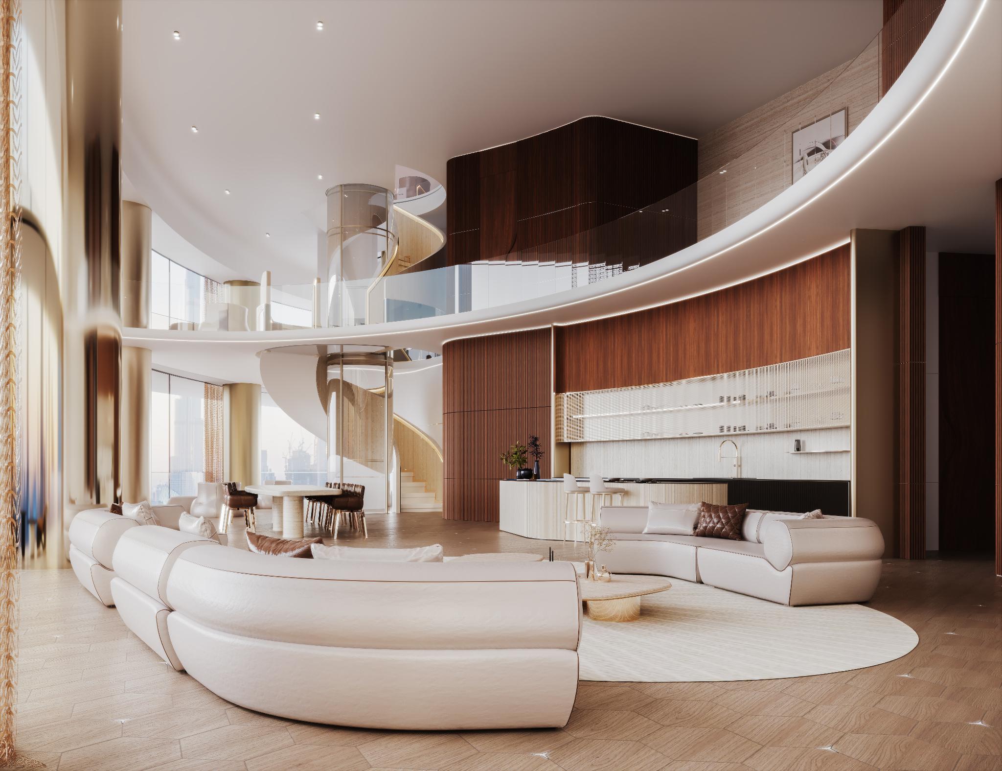 3 Bedroom Luxury Apartments & Penthouses for Sale in Mercedes Benz Palaces by Binghatti