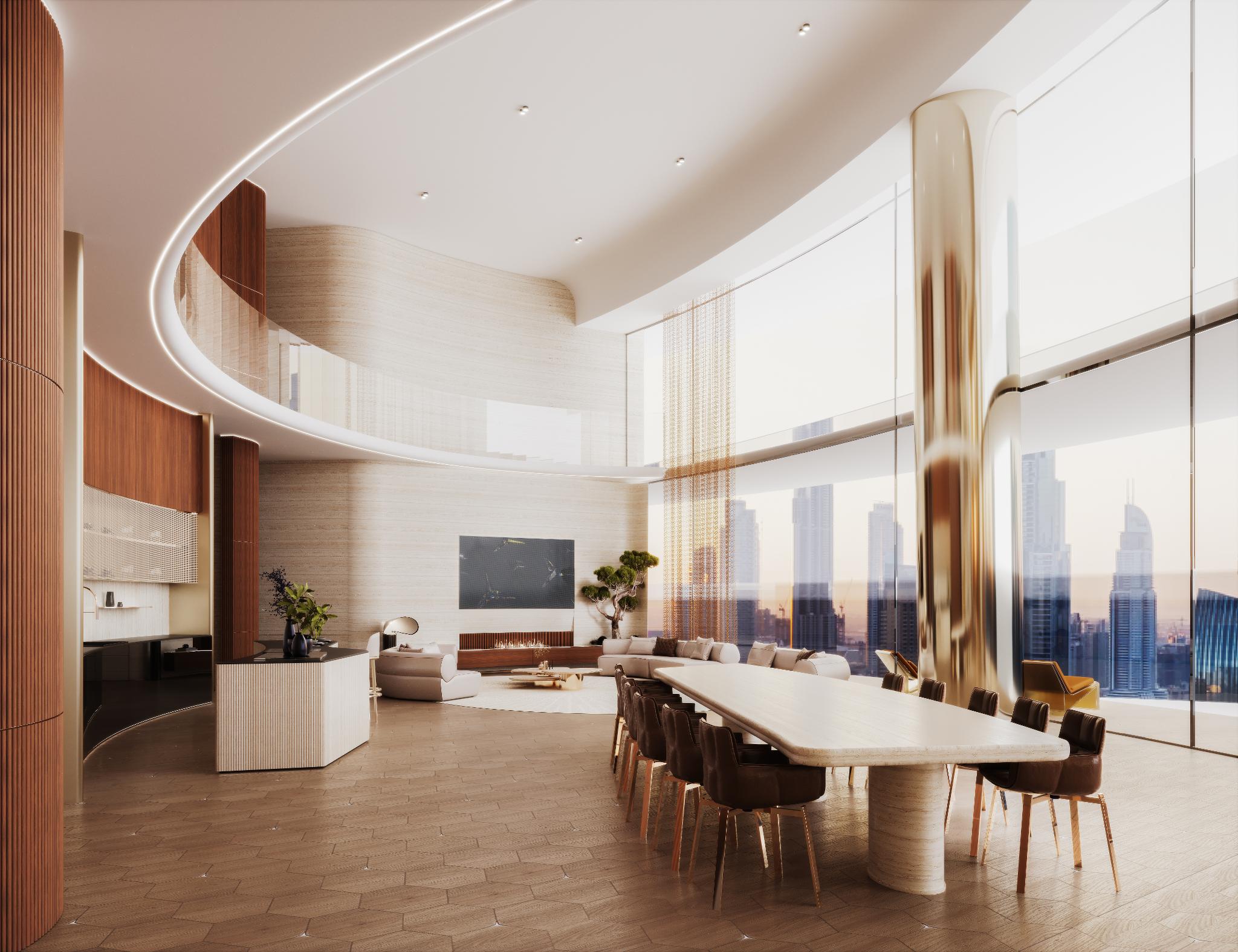 3 Bedroom Luxury Apartments & Penthouses for Sale in Mercedes Benz Palaces by Binghatti