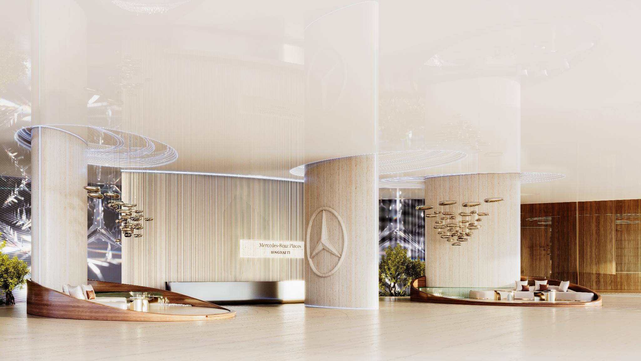3 Bedroom Luxury Apartments & Penthouses for Sale in Mercedes Benz Palaces by Binghatti