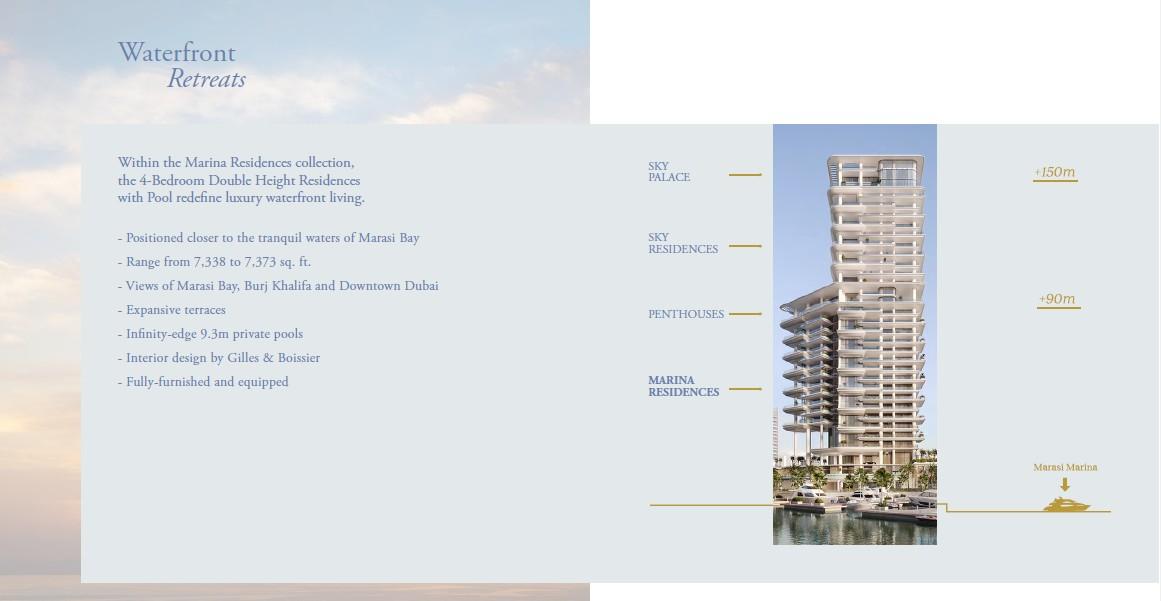 3 Bedroom Luxury Apartments & Penthouses for Sale in VELA by OMNIYAT